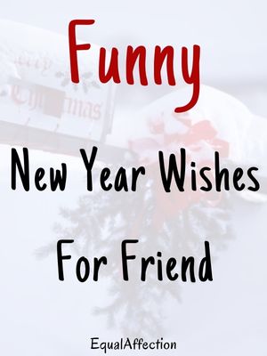 Funny New Year Wishes For Friend
