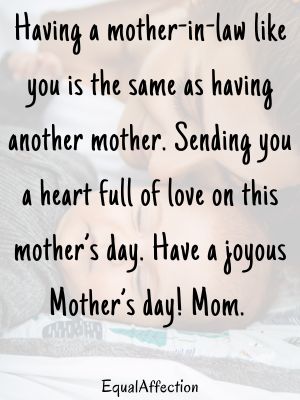 Mum In Law Mothers' Day Quotes